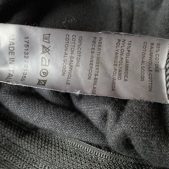 Meeting Full Zip Velour Black Logo Hoodie NeverUsed Made in Italy 🇮🇹 - Picture 8 of 11